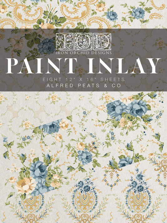 PRE-ORDER Paint Inlay | ALFRED PEATS & CO | IOD Iron Orchid Designs