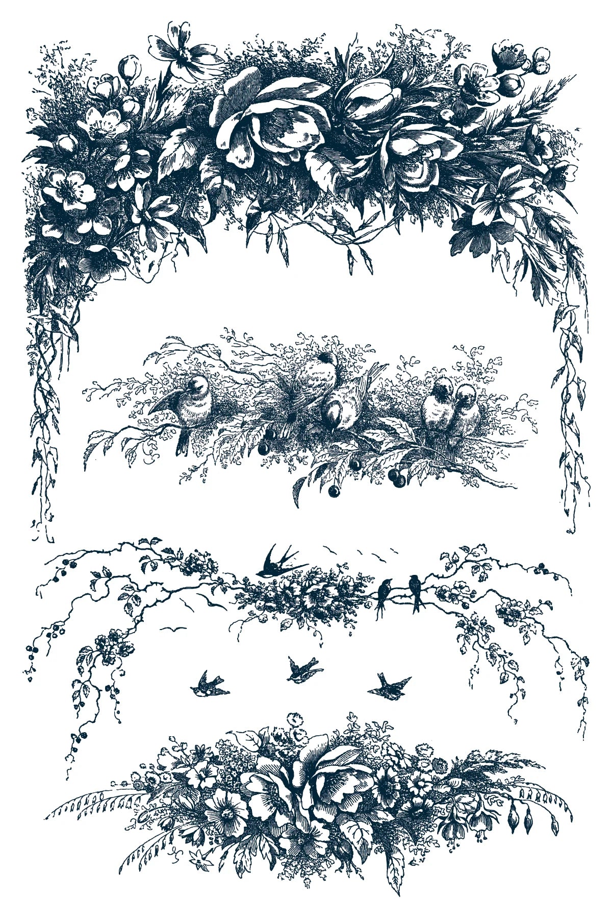 PRE-ORDER Paint Inlay | LITTLE LARK | IOD Iron Orchid Designs