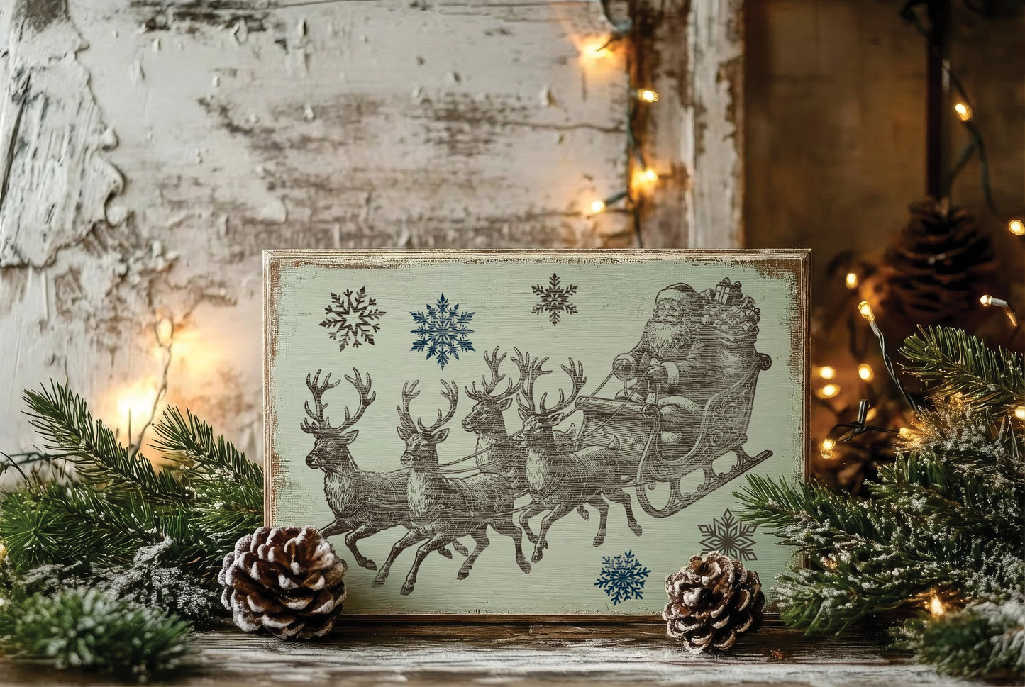 Paint Inlay | THE NORTH POLE CO | IOD Iron Orchid Designs LIMITED EDITION