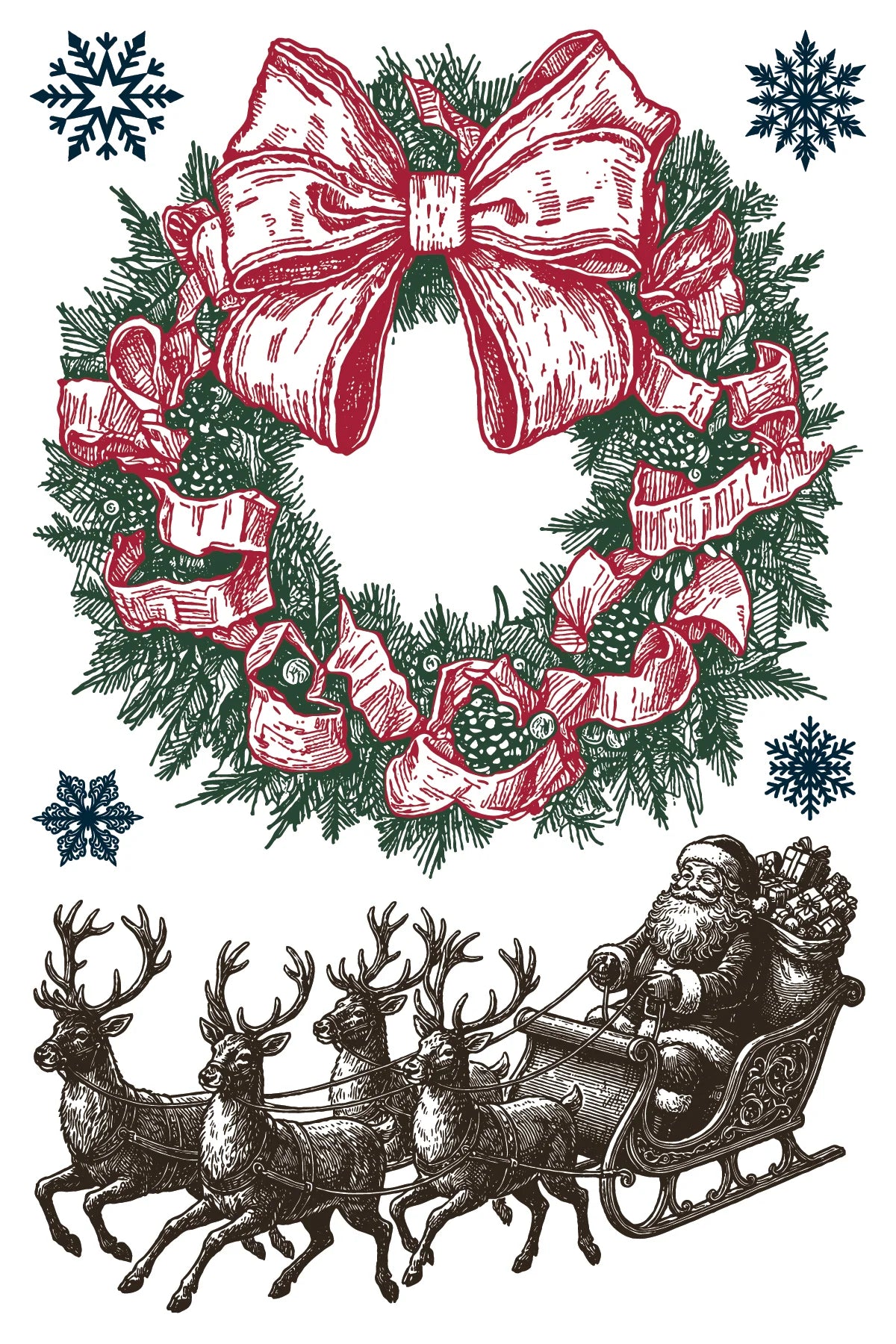 Paint Inlay | THE NORTH POLE CO | IOD Iron Orchid Designs LIMITED EDITION