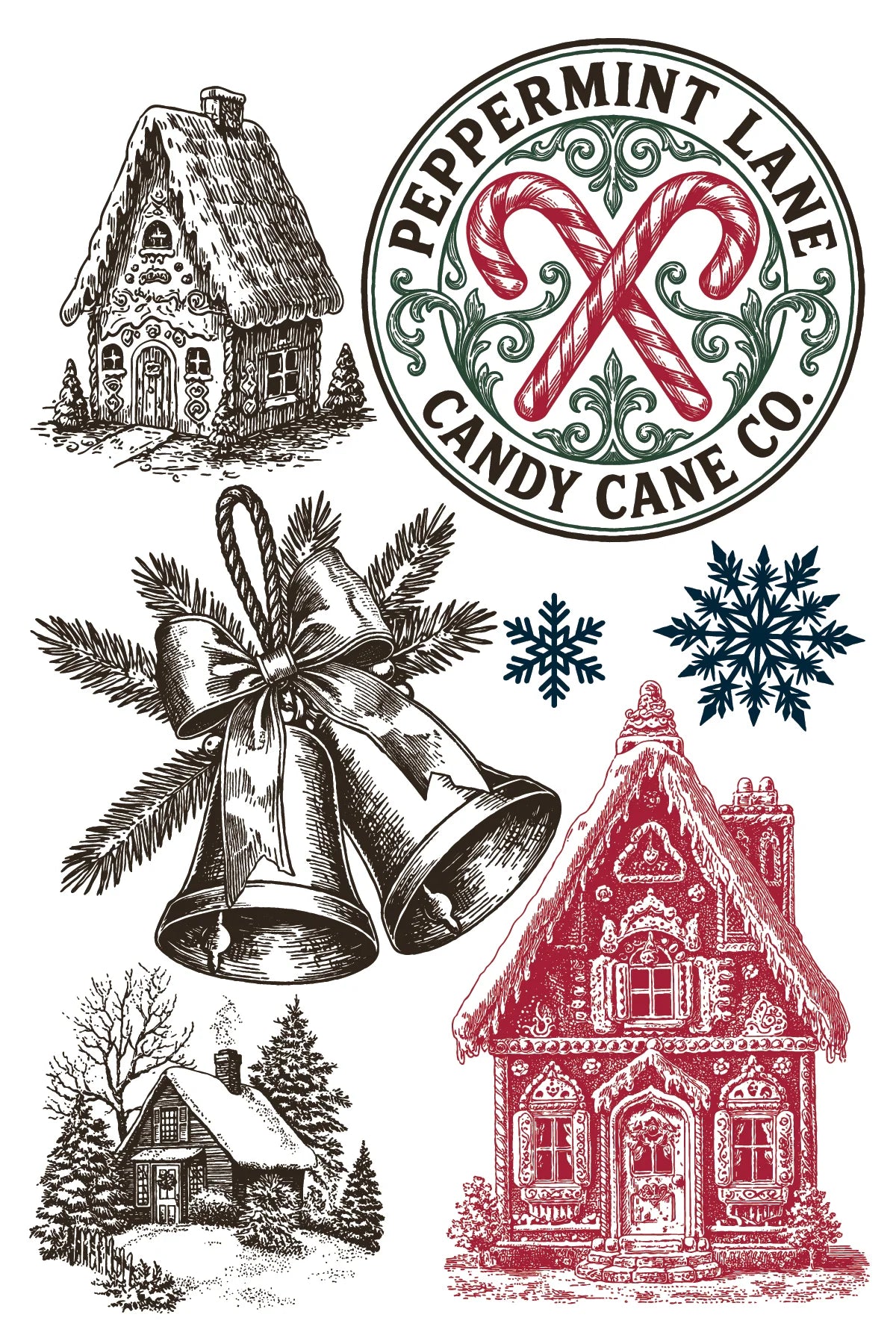 Paint Inlay | THE NORTH POLE CO | IOD Iron Orchid Designs LIMITED EDITION