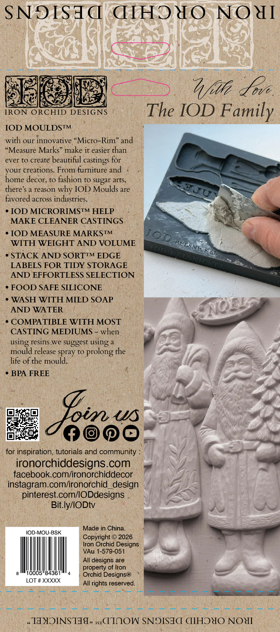 Mould | BELSNICKEL | IOD Iron Orchid Designs