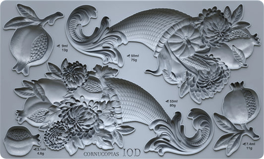 Mould | CORNUCOPIAS | IOD Iron Orchid Designs LIMITED EDITION