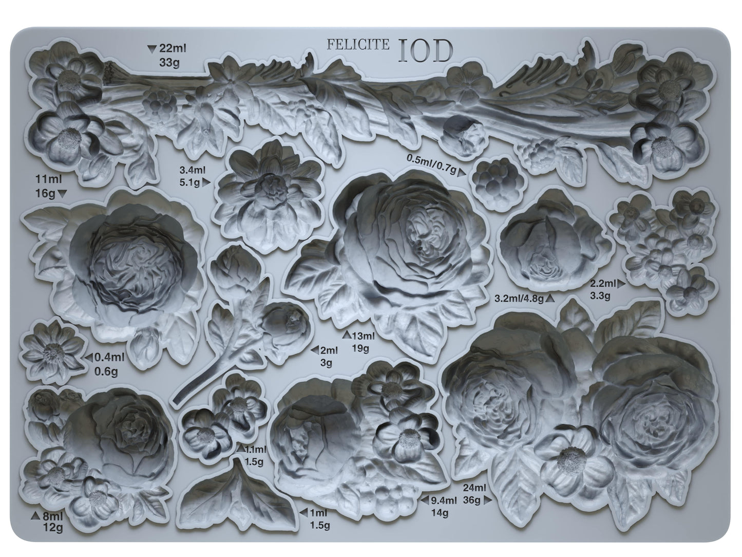 Mould | FELICITE | IOD Iron Orchid Designs