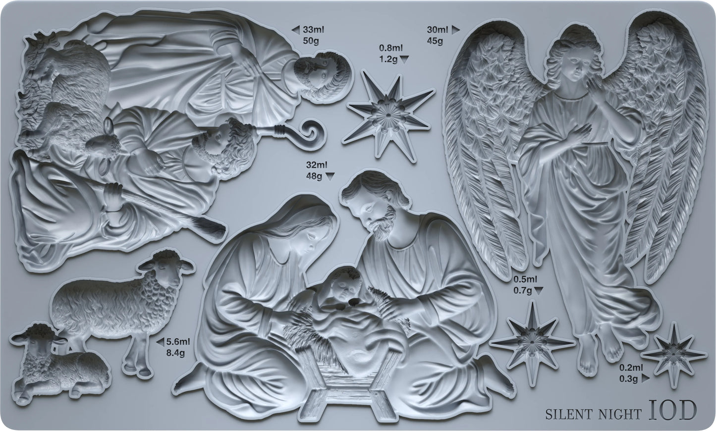 Mould | SILENT NIGHT | IOD Iron Orchid Designs LIMITED EDITION