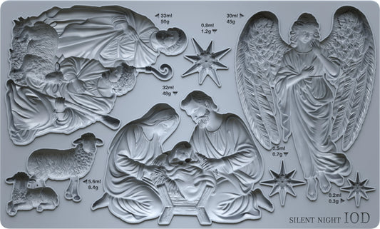 Mould | SILENT NIGHT | IOD Iron Orchid Designs LIMITED EDITION