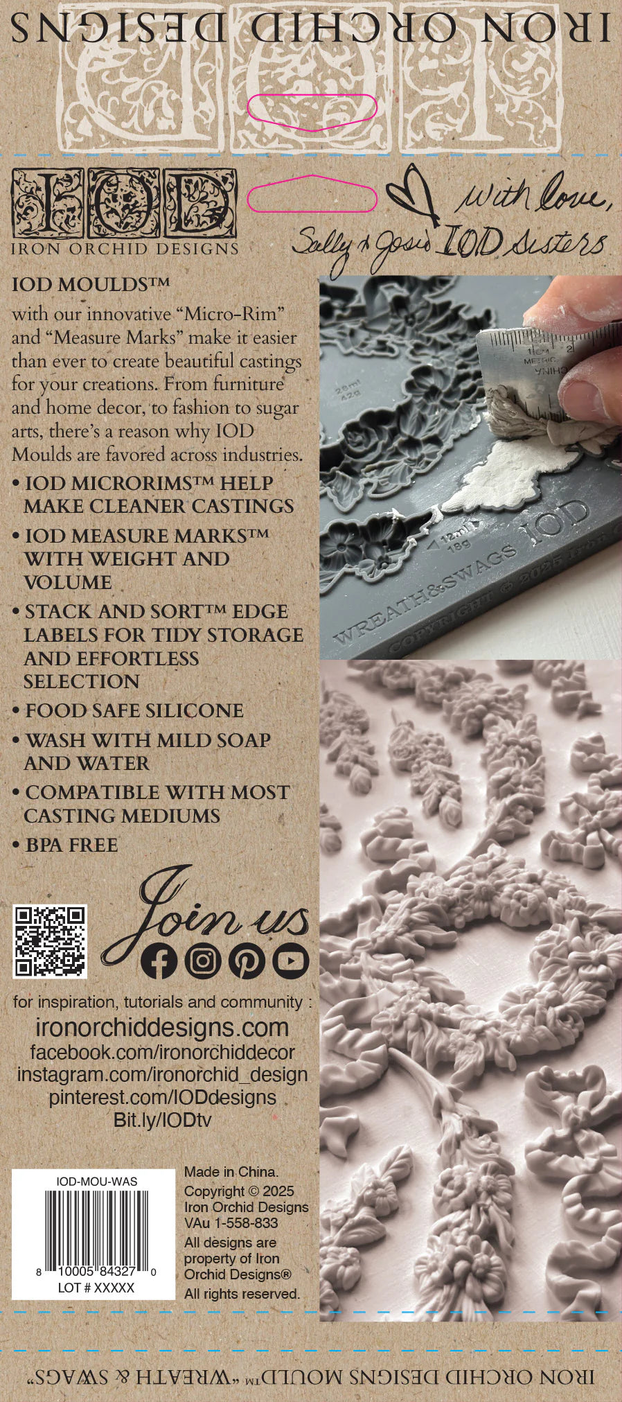 Mould | WREATH & SWAGS | IOD Iron Orchid Designs