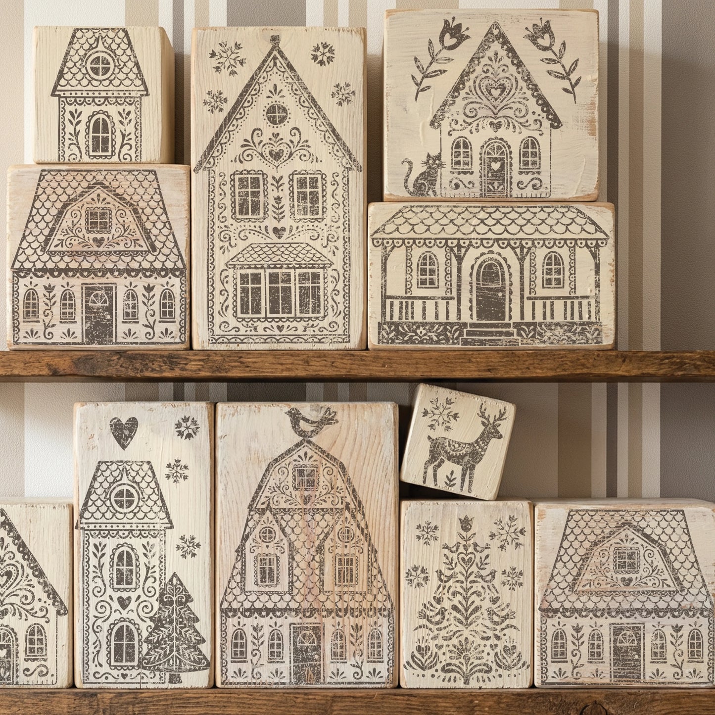 Stamp | GINGERBREAD LANE | IOD Iron Orchid Designs LIMITED EDITION