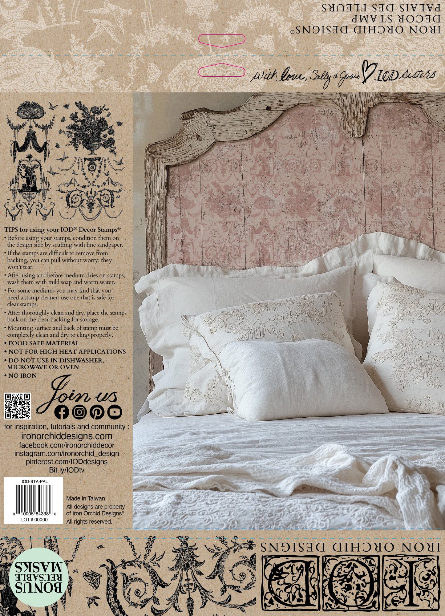 Stamp | PALAIS DES FLEURS | IOD Iron Orchid Designs