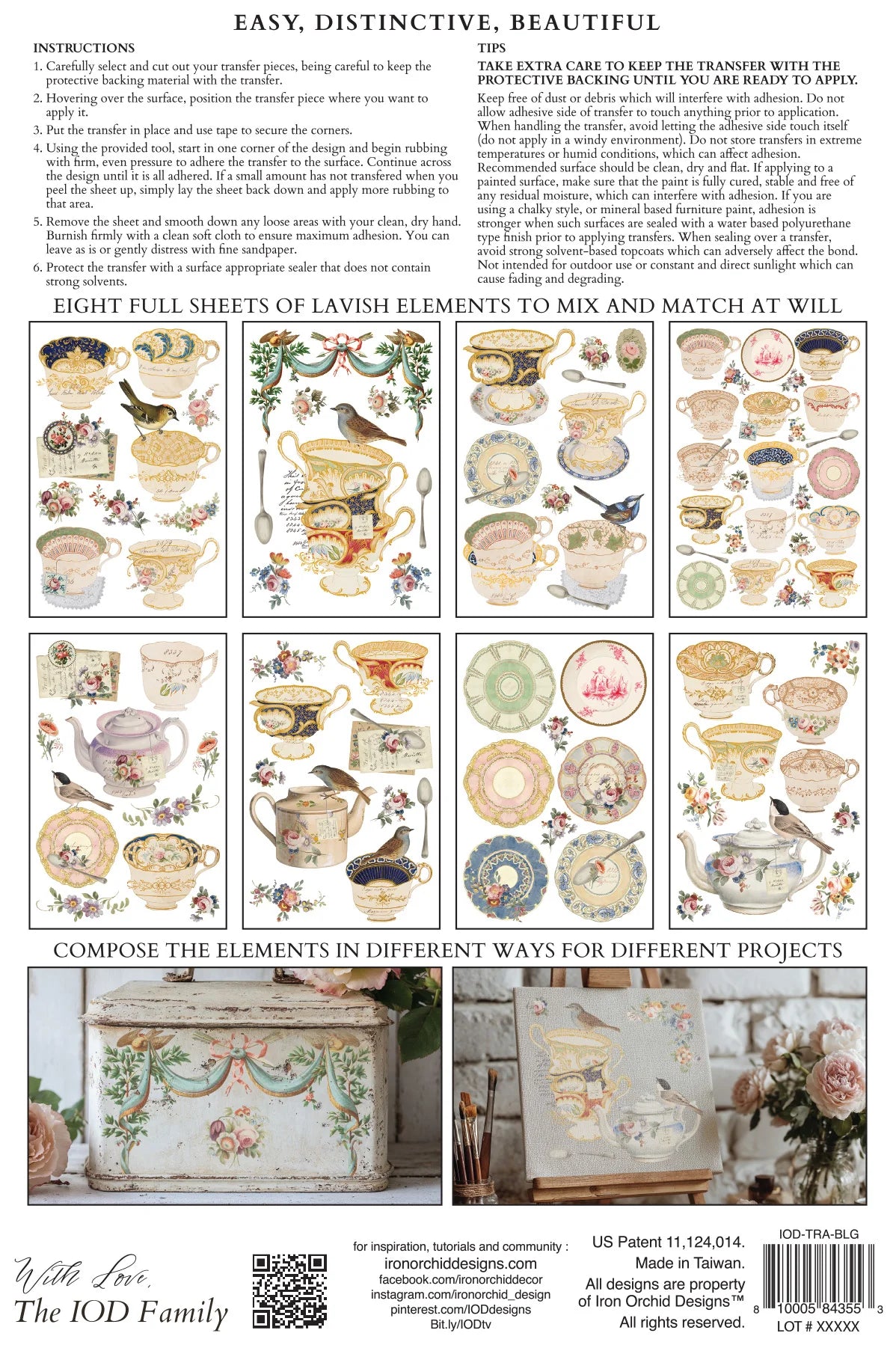Transfer | THE BELGRAVIA | IOD Iron Orchid Designs