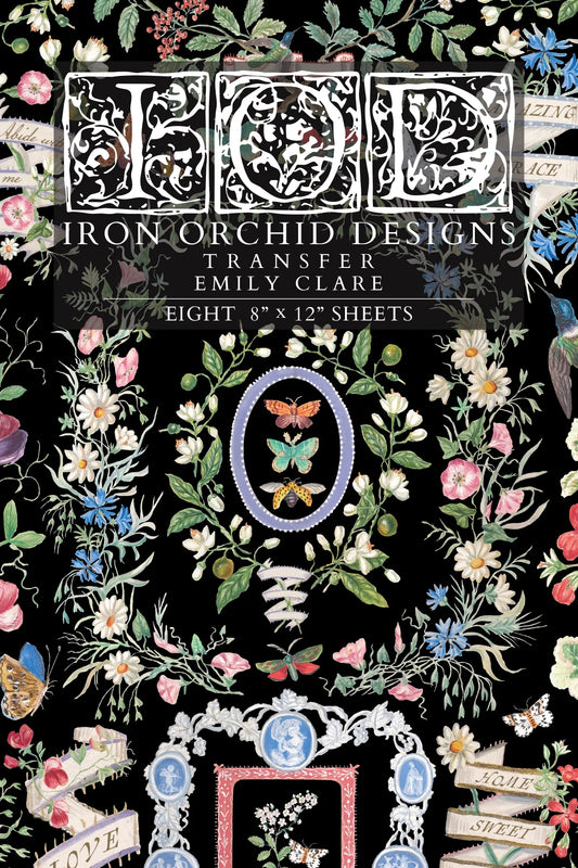 Transfer | EMILY CLARE | IOD Iron Orchid Designs