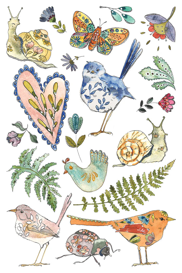 PRE-ORDER Transfer | FERN FABLES | IOD Iron Orchid Designs