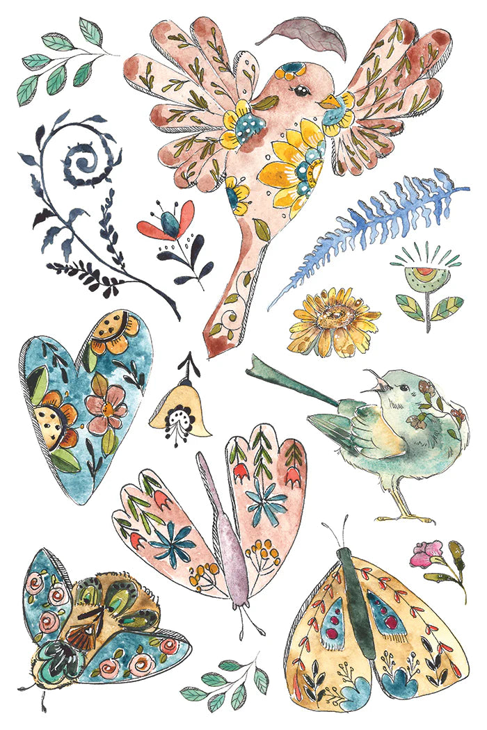 PRE-ORDER Transfer | FERN FABLES | IOD Iron Orchid Designs