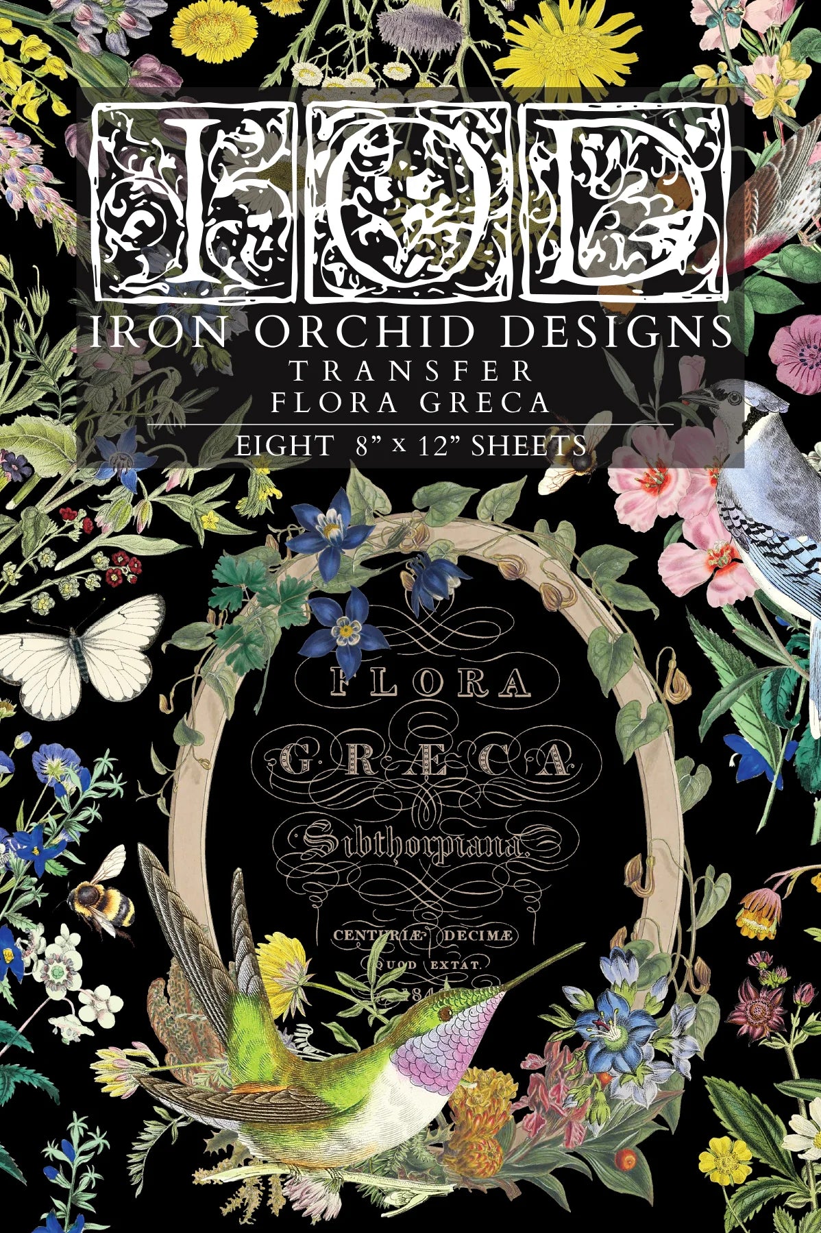 Transfer | FLORA GRECA | IOD Iron Orchid Designs