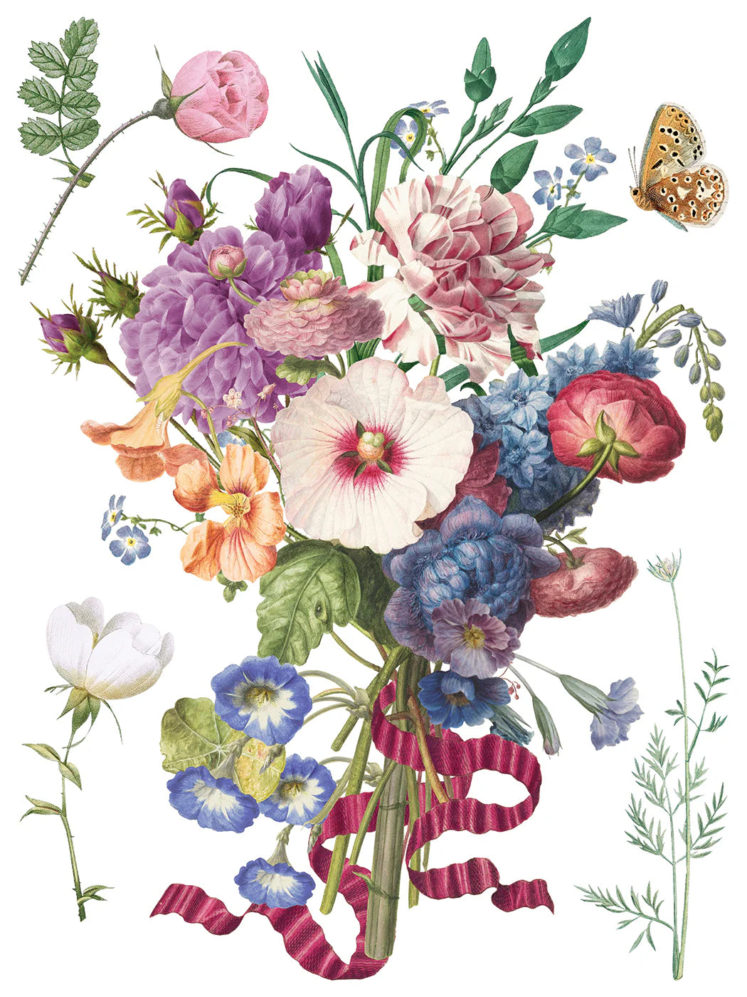 Transfer | MARCHE DES FLEURS | IOD Iron Orchid Designs
