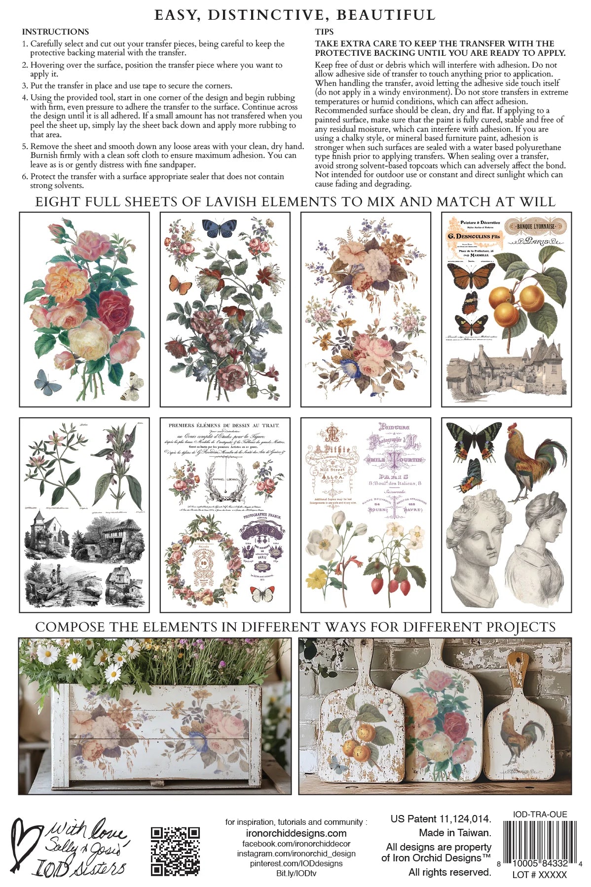 Transfer | SAINT OUEN | IOD Iron Orchid Designs