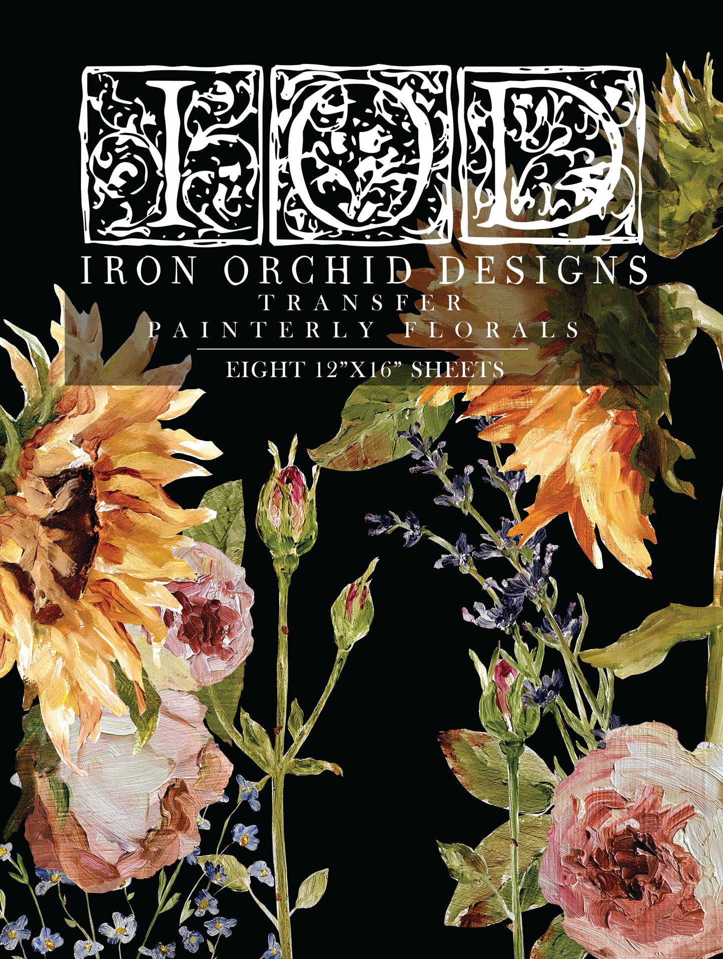 Transfer | PAINTERLY FLORALS | IOD Iron Orchid Designs