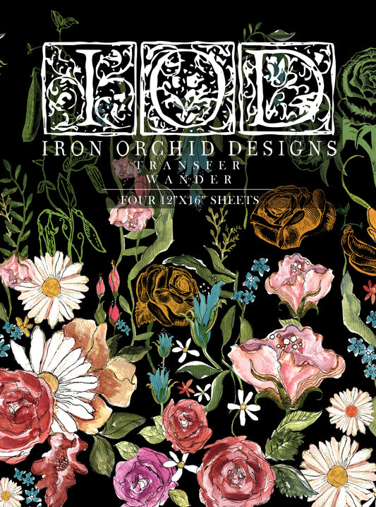 Transfer | WANDER| IOD Iron Orchid Designs