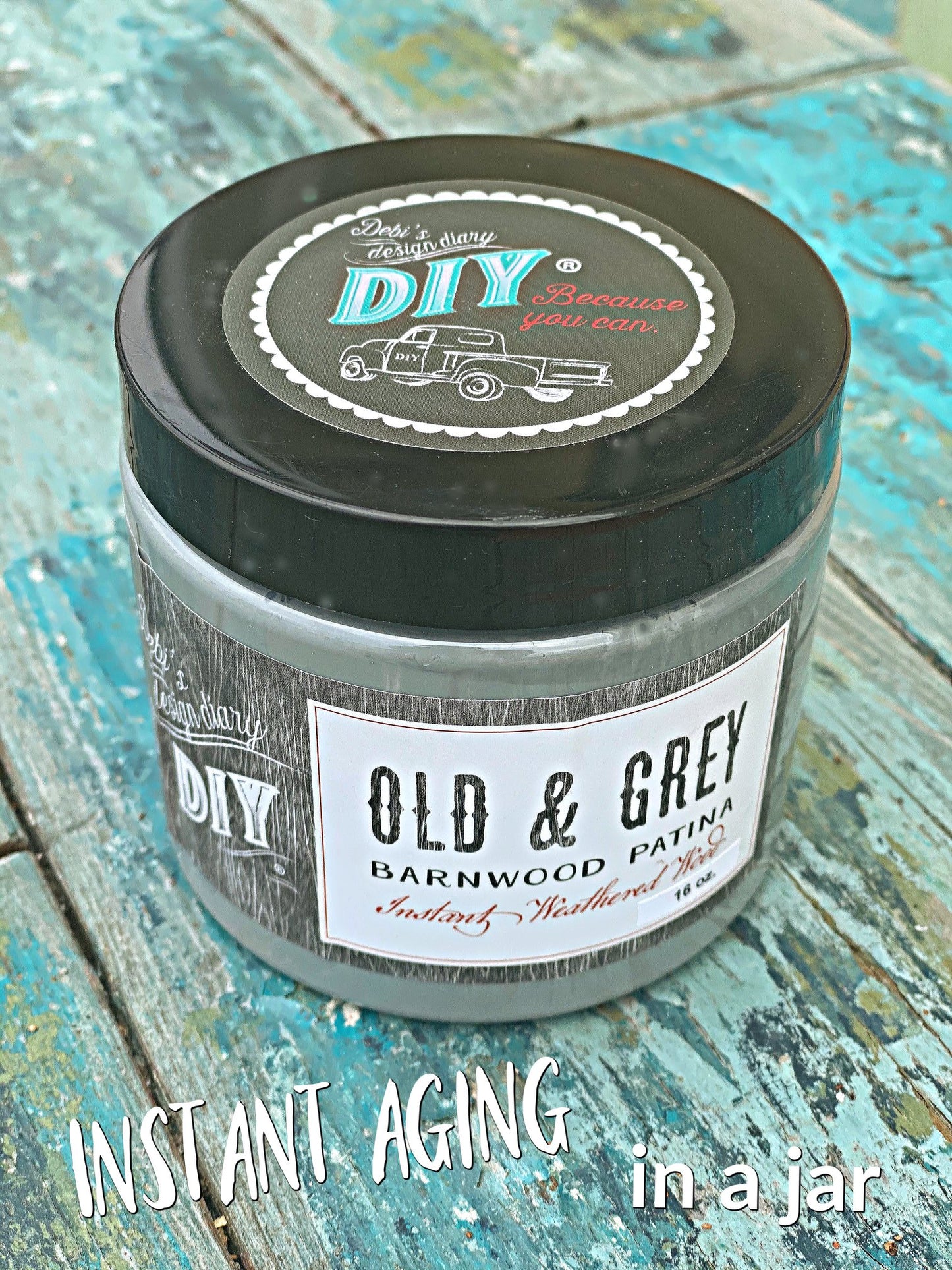 DIY Old & Grey Liquid Patina