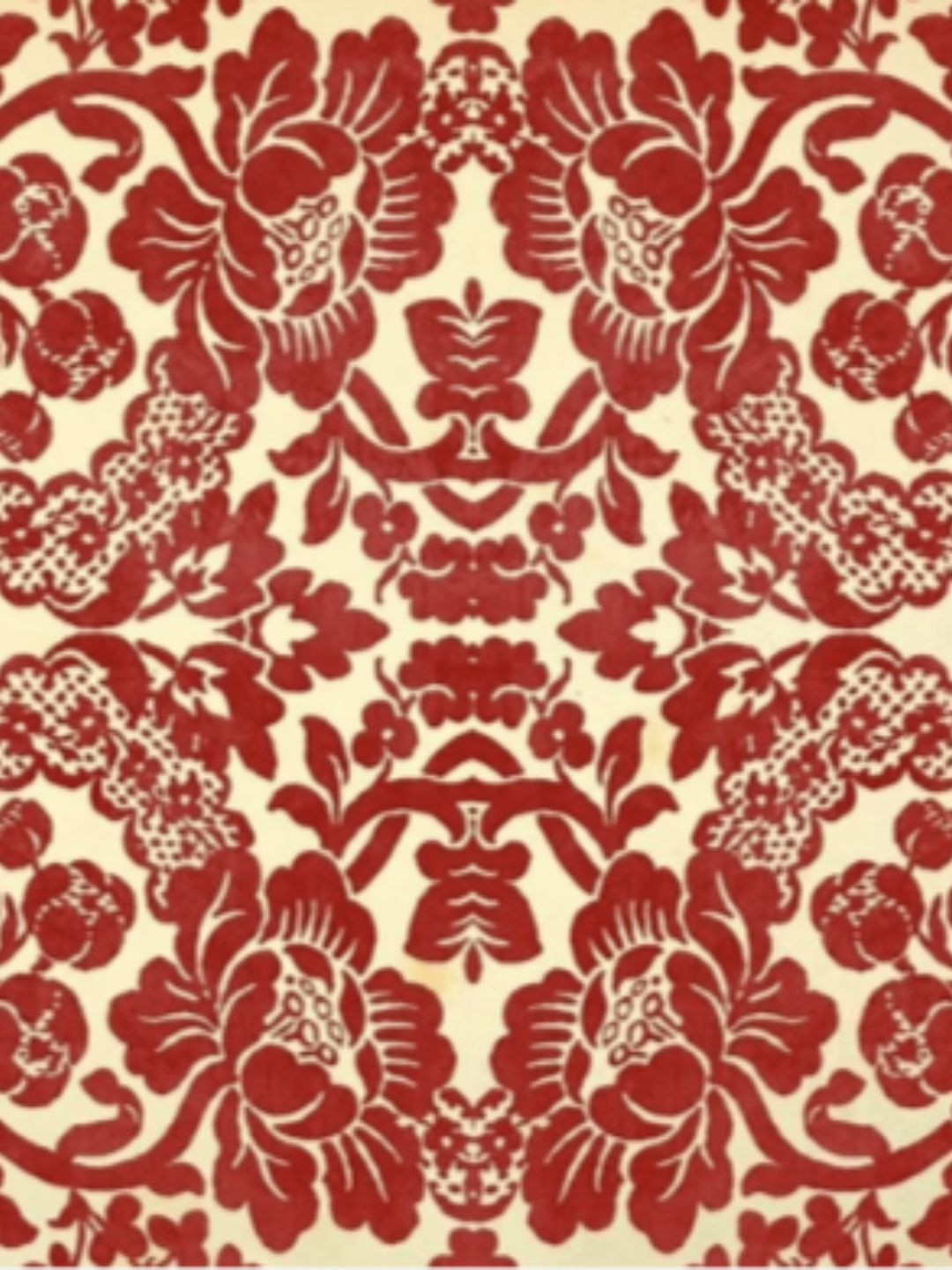 ROYCYCLED | Red Damask/Red Demask