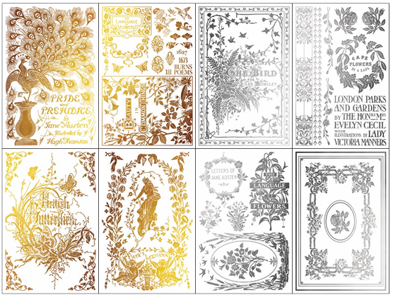 PRE-ORDER Gilded Transfer | ATHENAEUM | IOD Iron Orchid Designs