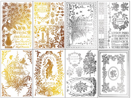 PRE-ORDER Gilded Transfer | ATHENAEUM | IOD Iron Orchid Designs