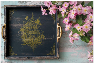 PRE-ORDER Gilded Transfer | ATHENAEUM | IOD Iron Orchid Designs