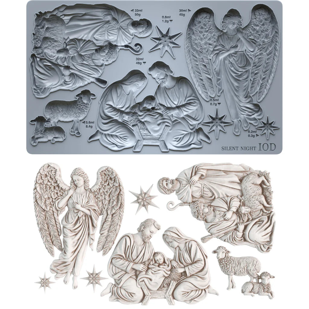 Mould | SILENT NIGHT | IOD Iron Orchid Designs LIMITED EDITION