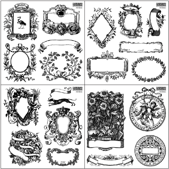 Stamp | EMBLEMS | IOD Iron Orchid Designs