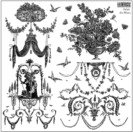 Stamp | PALAIS DES FLEURS | IOD Iron Orchid Designs