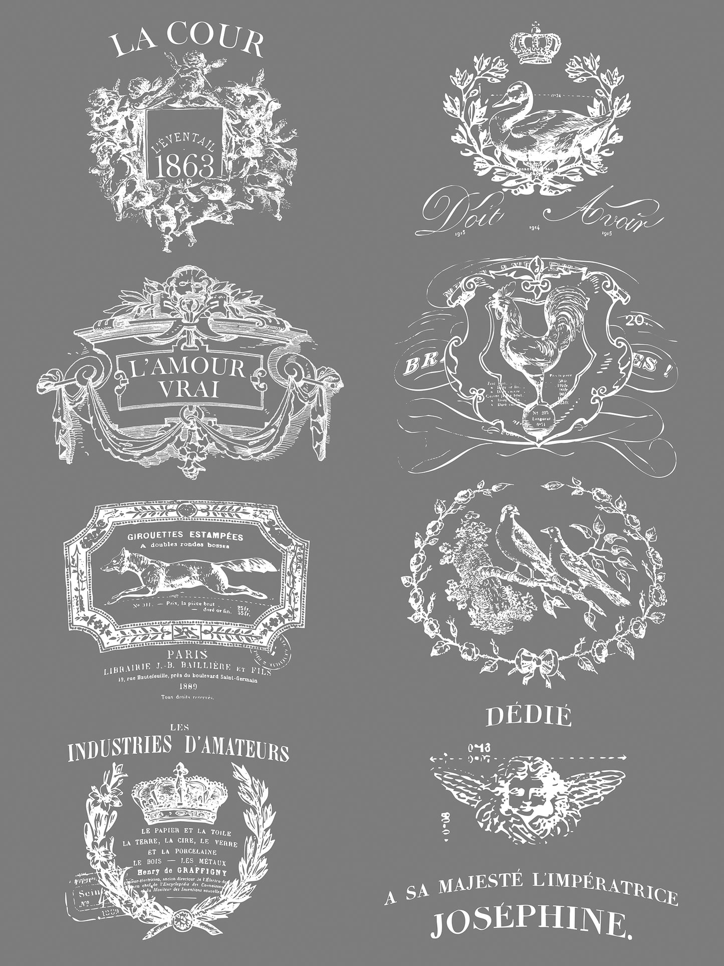 Transfer | TRADITIONAL POTS | IOD Iron Orchid Designs