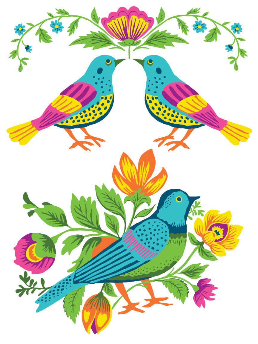 Paint Inlay | VIDA FLORA Designed by Debi Beard of DIY Paint | IOD Iron Orchid Designs