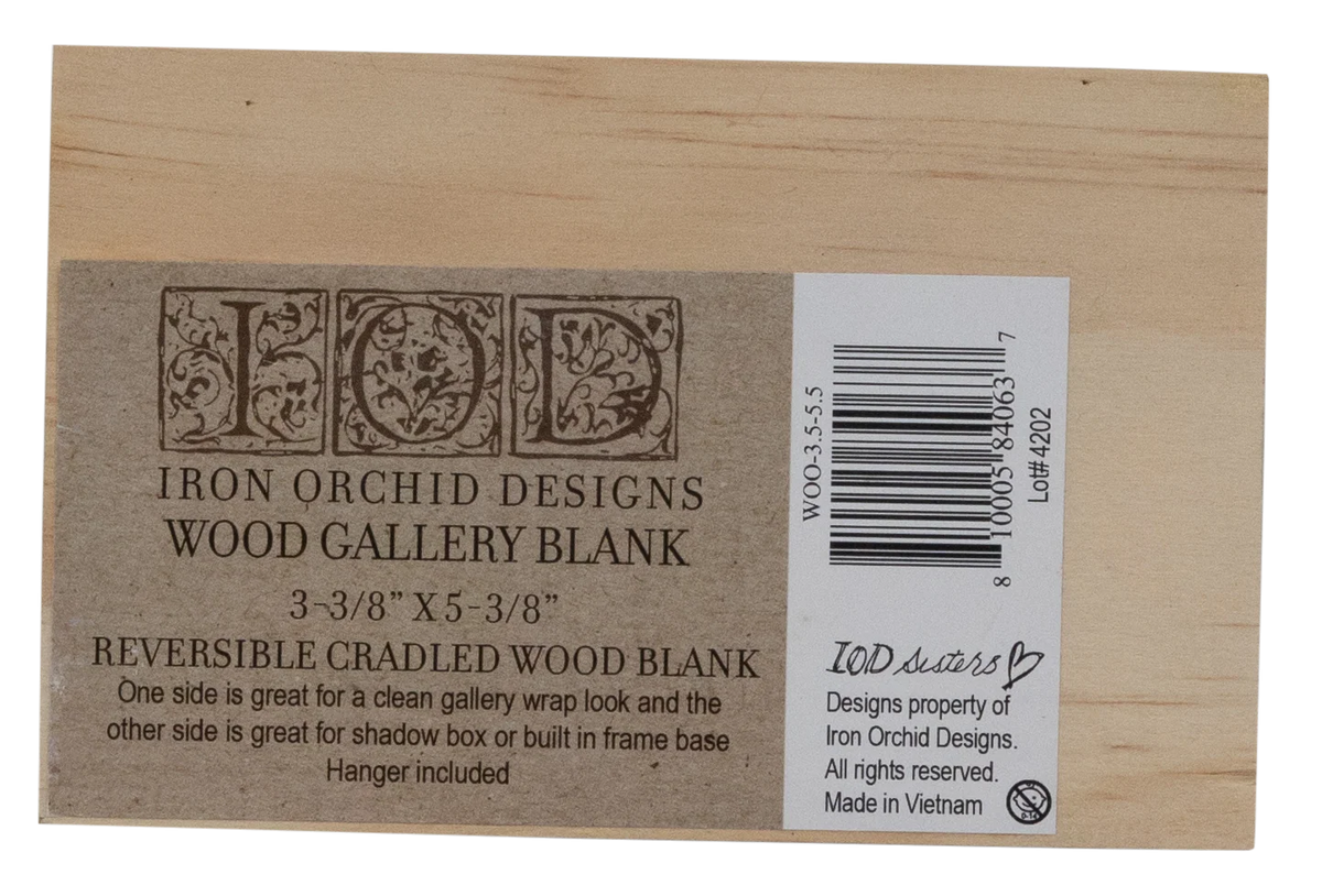 Wood Blanks (7 Sizes) | Wood Art Panels | IOD Iron Orchid Designs