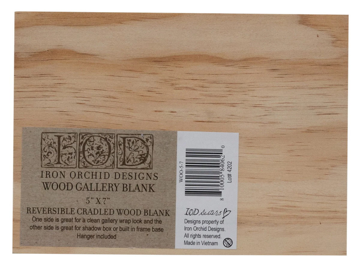 Wood Blanks (7 Sizes) | Wood Art Panels | IOD Iron Orchid Designs