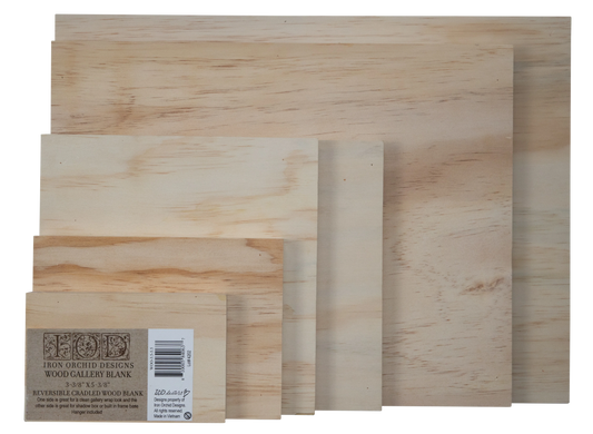 Wood Blanks (7 Sizes) | Wood Art Panels | IOD Iron Orchid Designs