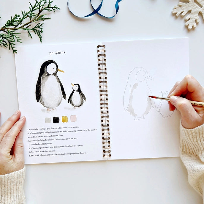 Emily Lex Studio | WINTER Watercolor Workbook
