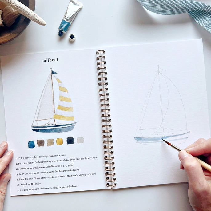 Emily Lex Studio | SEASIDE Watercolor Workbook