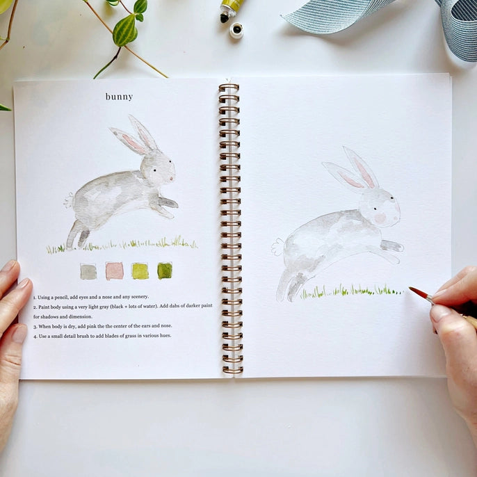 Emily Lex Studio | ANIMALS Watercolor Workbook